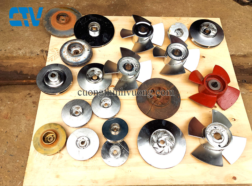 Cánh máy bơm nước làm theo yêu cầu, theo bản vẽ