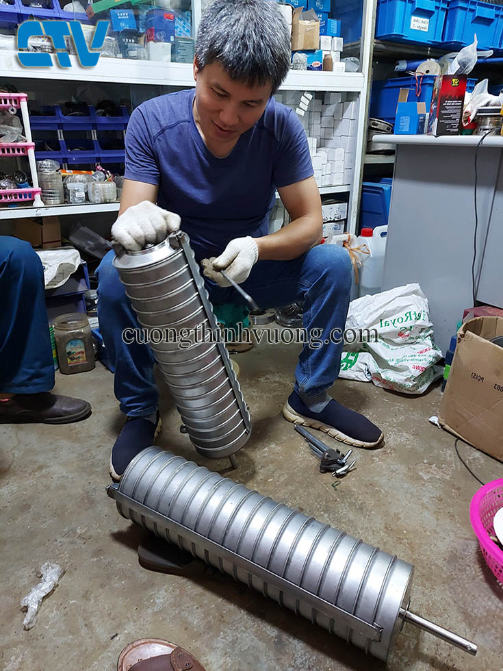 Buồng bơm Ewara trục đứng cánh Inox đủ công suất