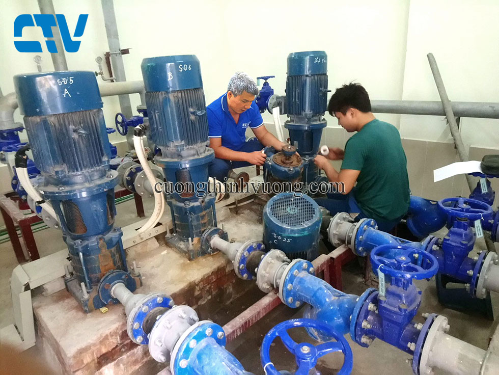 Dịch vụ kiểm tra, bảo dưỡng máy bơm trục đứng đa tầng cánh