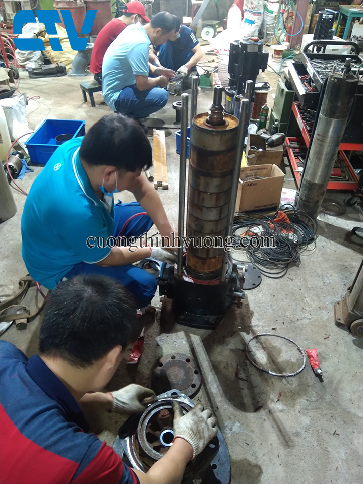 Dịch vụ sửa chữa máy bơm trục đứng tại các chung cư