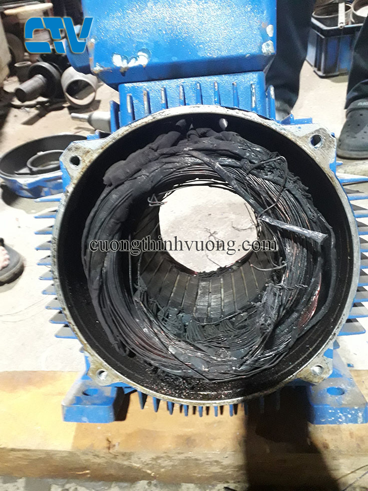 Nguyên nhân cháy động cơ máy bơm Pentax MSV-MSH