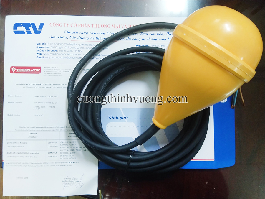 Phao điện máy bơm chìm Taurus - Italia giá rẻ nhất trên Toàn quốc