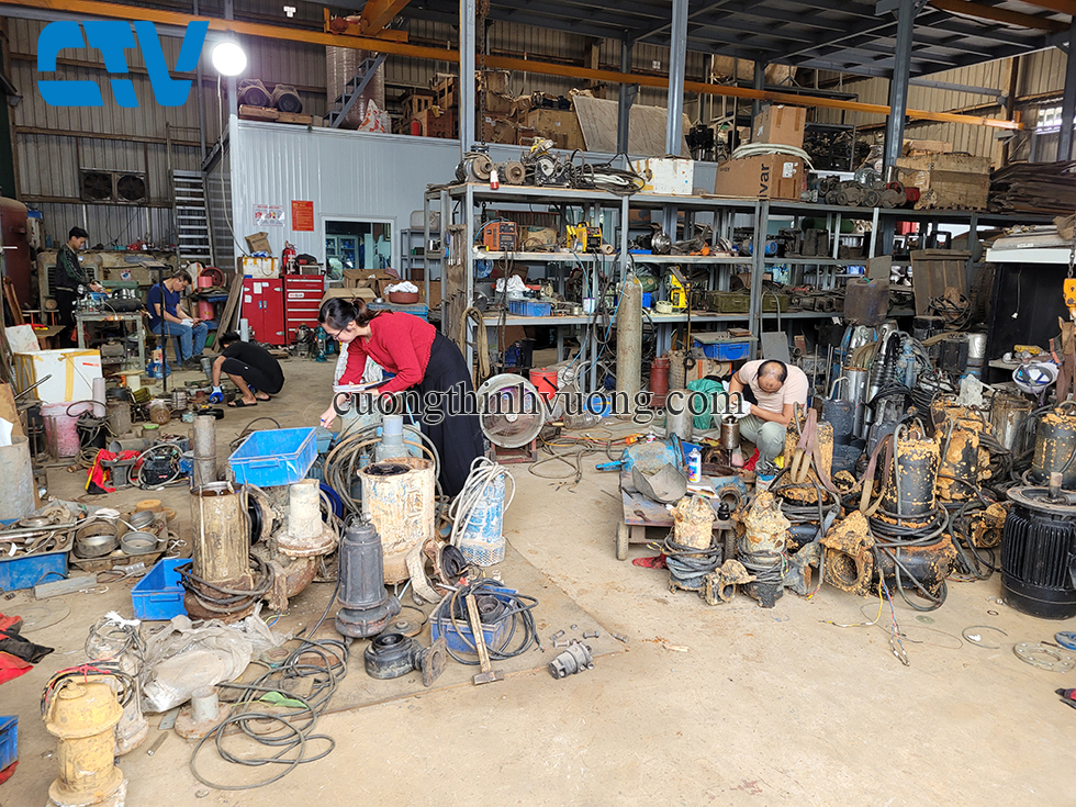 Sửa chữa máy bơm chìm Shinmaywa chất lượng, uy tín