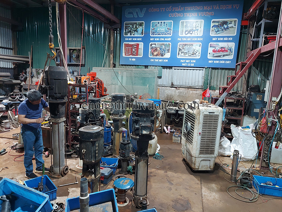Sửa Máy Bơm Trục Đứng, Bơm Nồi Hơi, Bơm RO