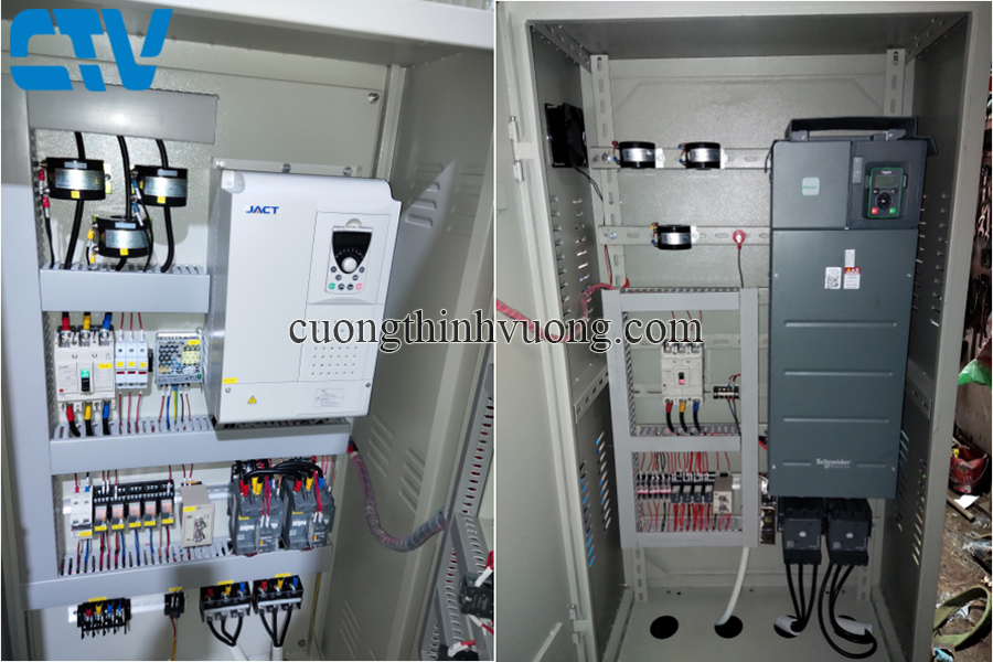 Đơn vị tư vấn, thiết kế và lắp đặt tủ điện điều khiển động cơ máy bơm 37, 55Kw bằng biến tần