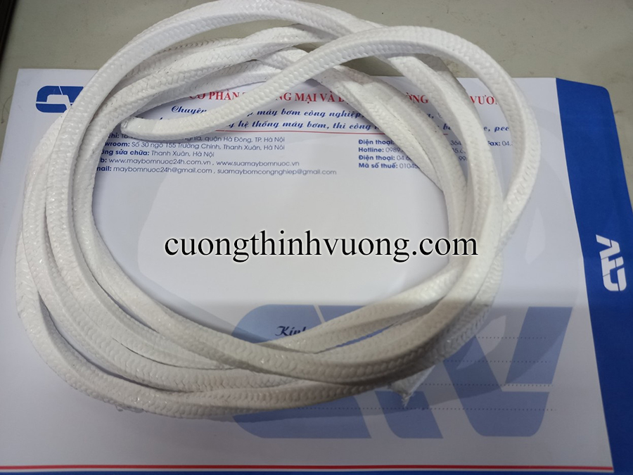 Sợi túp làm kín, dây tết chèn làm kín máy bơm đường kính 16 mm