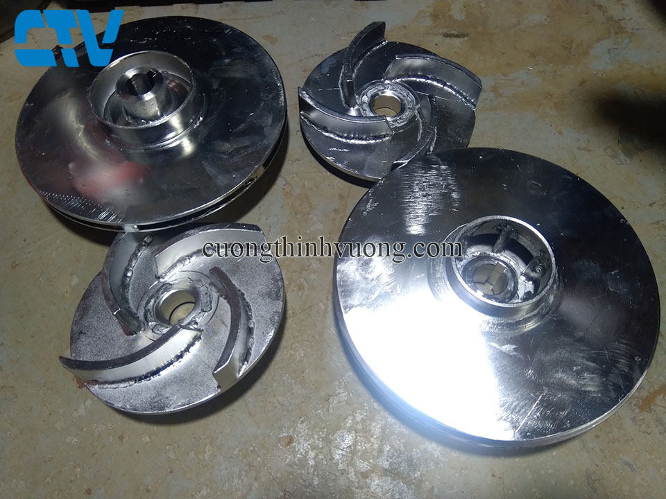 Cung cấp cánh máy bơm theo yêu cầu gang, đồng, inox