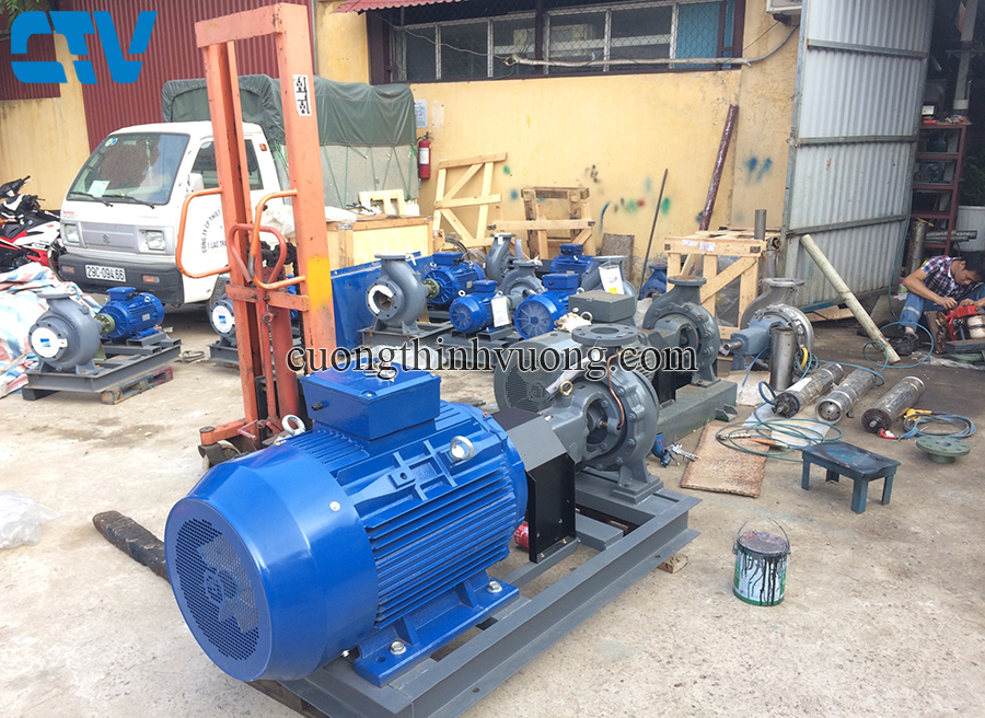 Dịch vụ cho thuê máy bơm công nghiệp, máy bơm đầu rời tại Cường Thịnh Vương
