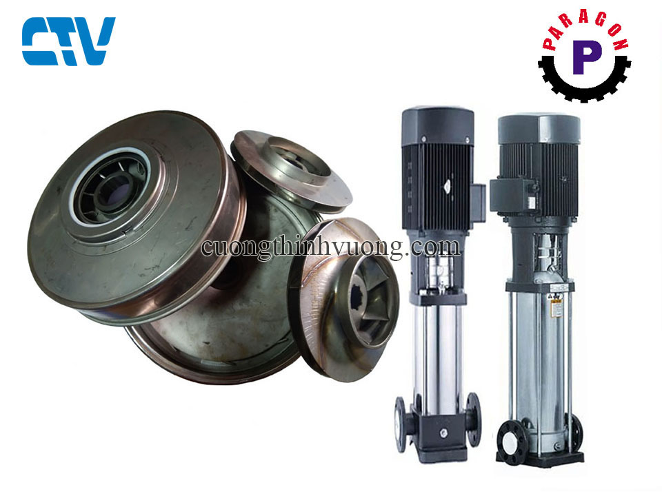 Buồng cánh máy bơm ly tâm trục đứng Paragon PV 5,5Kw 7,5Hp