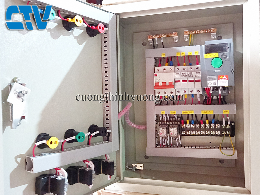 Tủ điện máy bơm tăng áp 1 bơm, Tủ điện điều khiển
