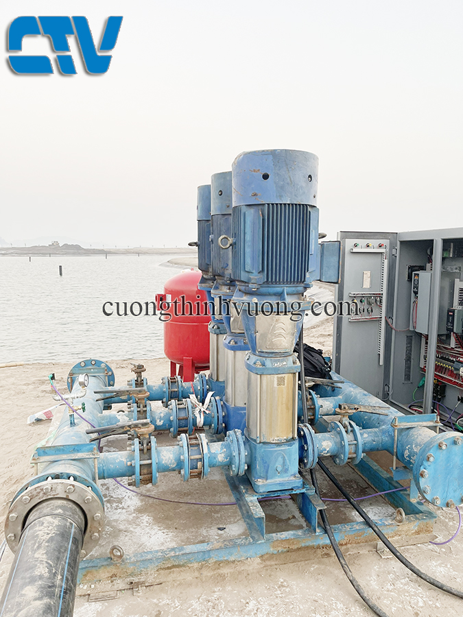 Thiết kế, lắp ráp tủ điện biến tần điều khiển cụm máy bơm tăng áp 30Kw
