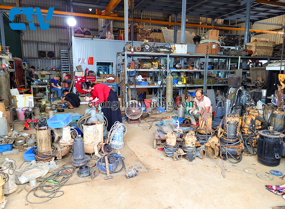 Nơi sửa chữa máy bơm chìm uy tín, chất lượng tại miền Bắc